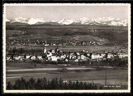 AK Orbe, Orbe et les Alpes