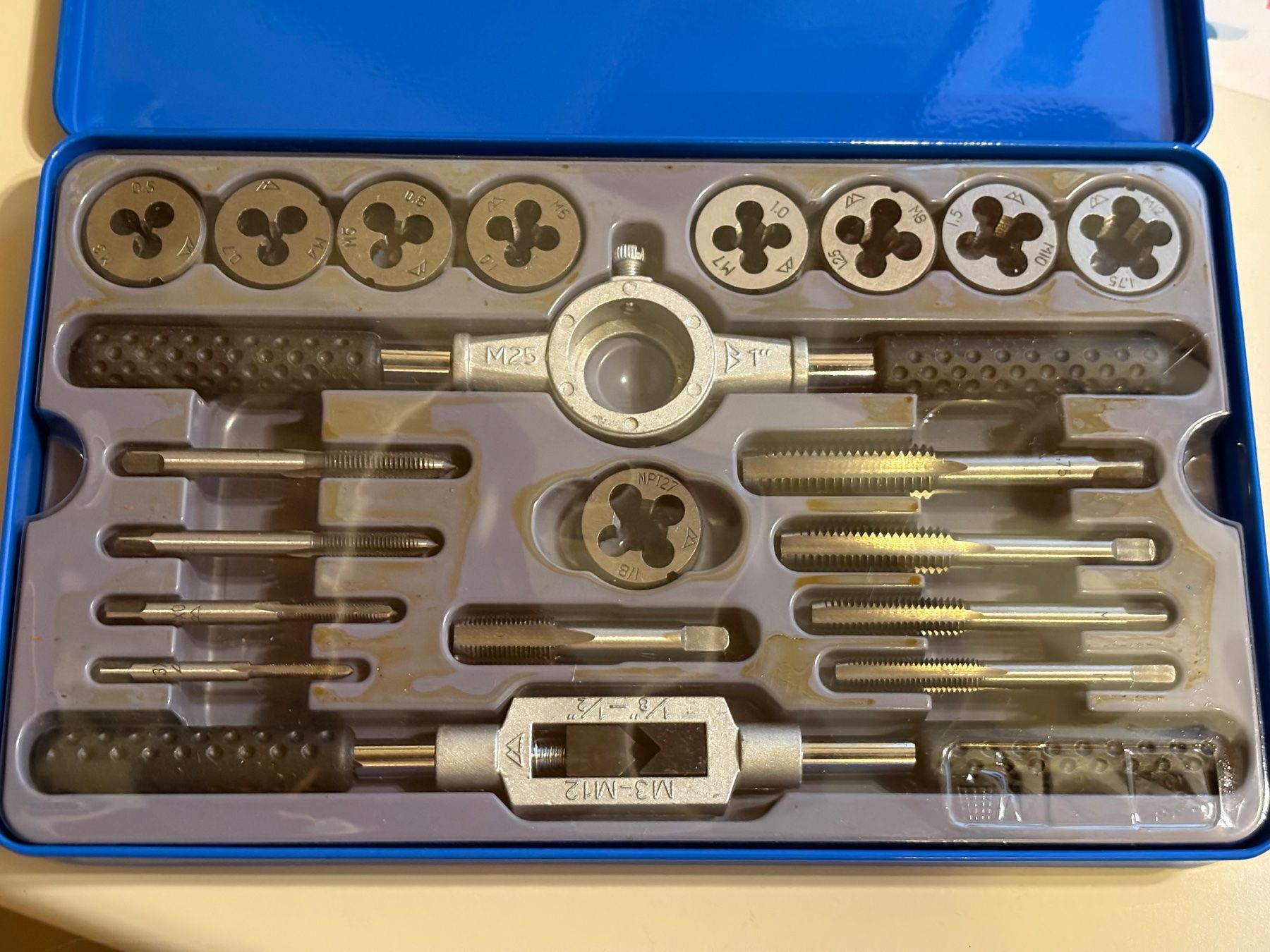 Tutti gli attrezzi: Powerfix - Gewindebohrer - Schneidsatz - 20 tlg. – Nuovo e nell'imballaggio originale da Lausen venduto da Zotty1