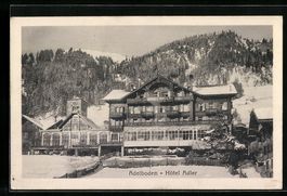 AK Adelboden, Hotel Adler im Schnee