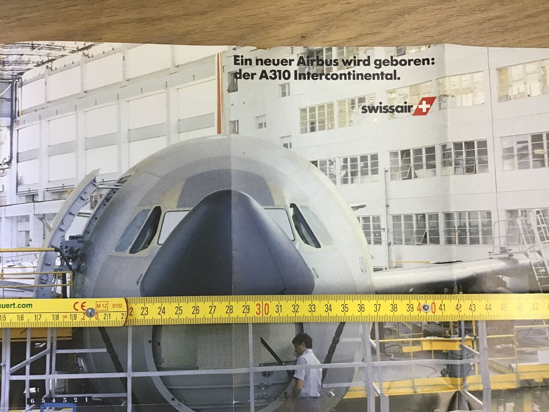 Poster & Bilder: Swissair A310 Intercontinental, Original Poster, Top! – Gebraucht aus Männedorf von Spezial-Modelle 1