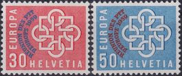 1959, Nr.349+350 ** postfrische EUROPA-Marken