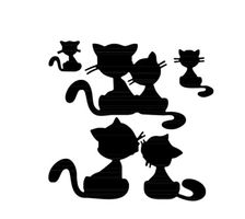 Neues Stanzschablonen-Set Katzen
