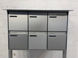 Schöne Briefkasten 6-er Anlage Ernst Schweizer Topzustand