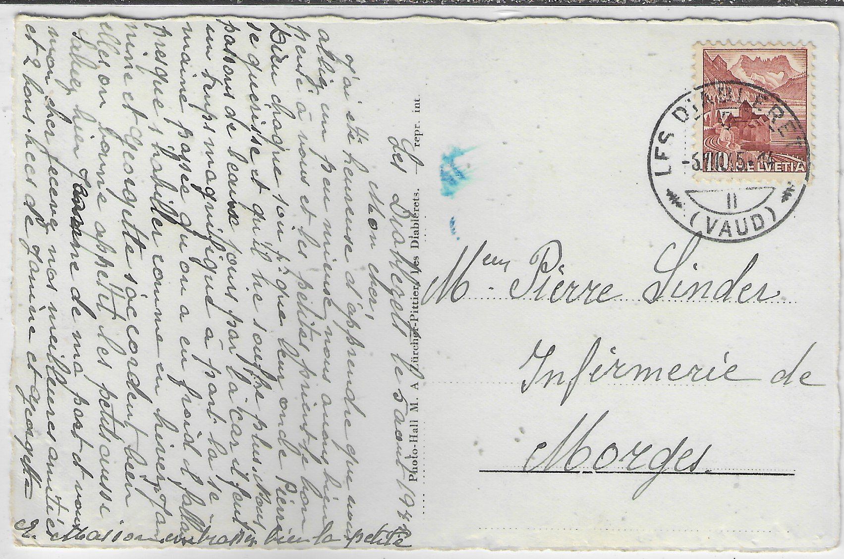 Cartoline postali: Aux Diablerets - Chalet des Viaux – Usato da Ettingen venduto da Kartenplanet 1