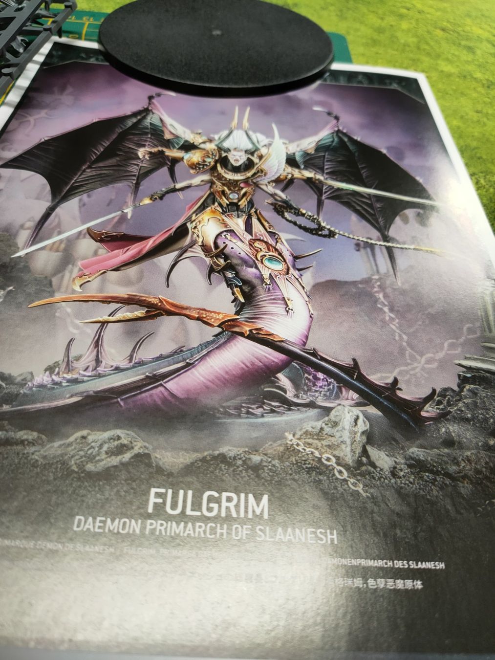 Kit di modellismo & Modellini statici: Fulgrim, demon primarch Warhammer 40k Emperors Children – Nuovo (secondo la descrizione) da Baden venduto da Araneus 1
