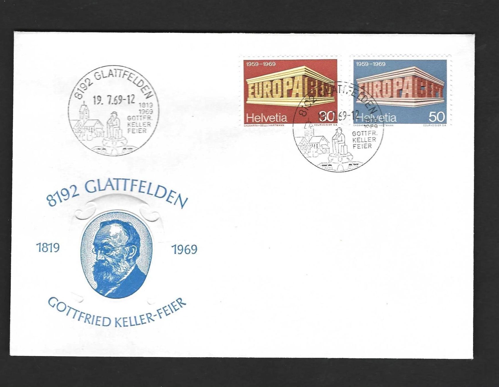 Tutti i francobolli: CH FDC Satz 1969 – Nuovo e nell'imballaggio originale da Koblenz venduto da Markenhimmel