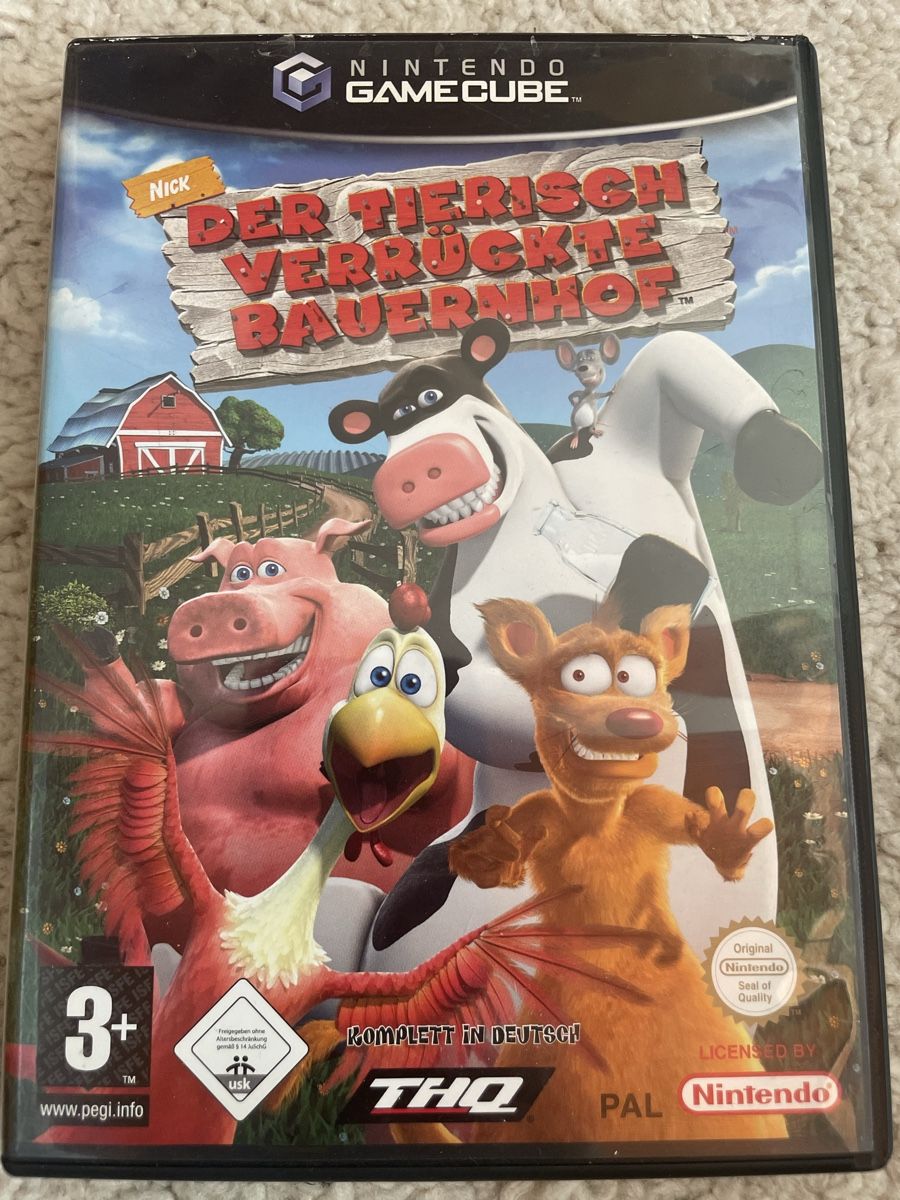 Giochi: Jeu Gamecube: Der Tierisch Verrückte Bauernhof - Nickel – Usato da Corin-de-la-Crête venduto da Iggyjones
