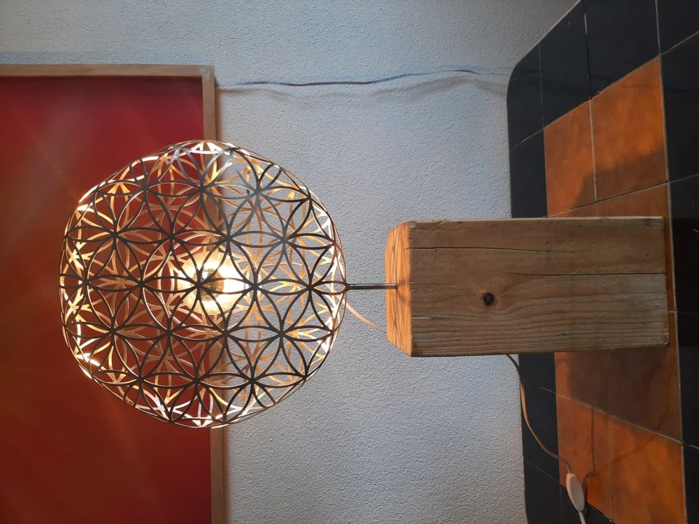Design Lampe Blume des Lebens | Kaufen auf Ricardo