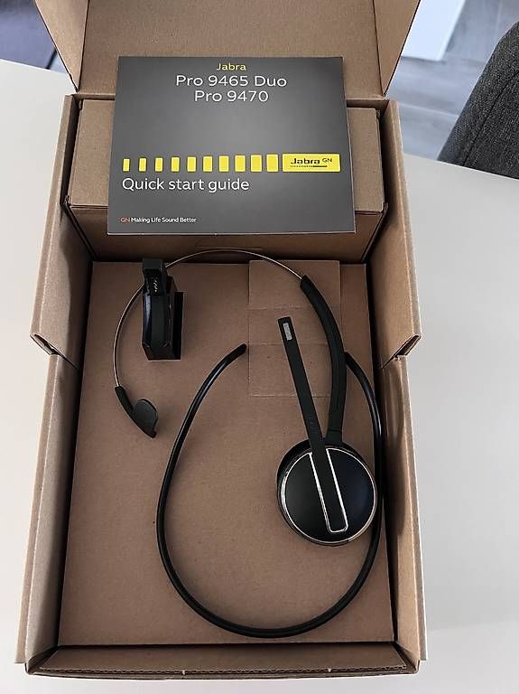 Cuffie: Jabra PRO 9470 Wireless Headset mit Ladestation  neuwertig – Usato da Neftenbach venduto da pationline 2