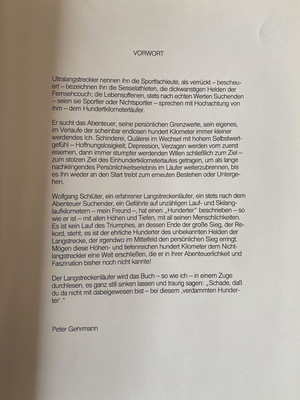 Libri: 100 Kilometer Lauf Buch von Wolfgang Schlüter, 1981 – Usato da Bätterkinden venduto da Albera 3