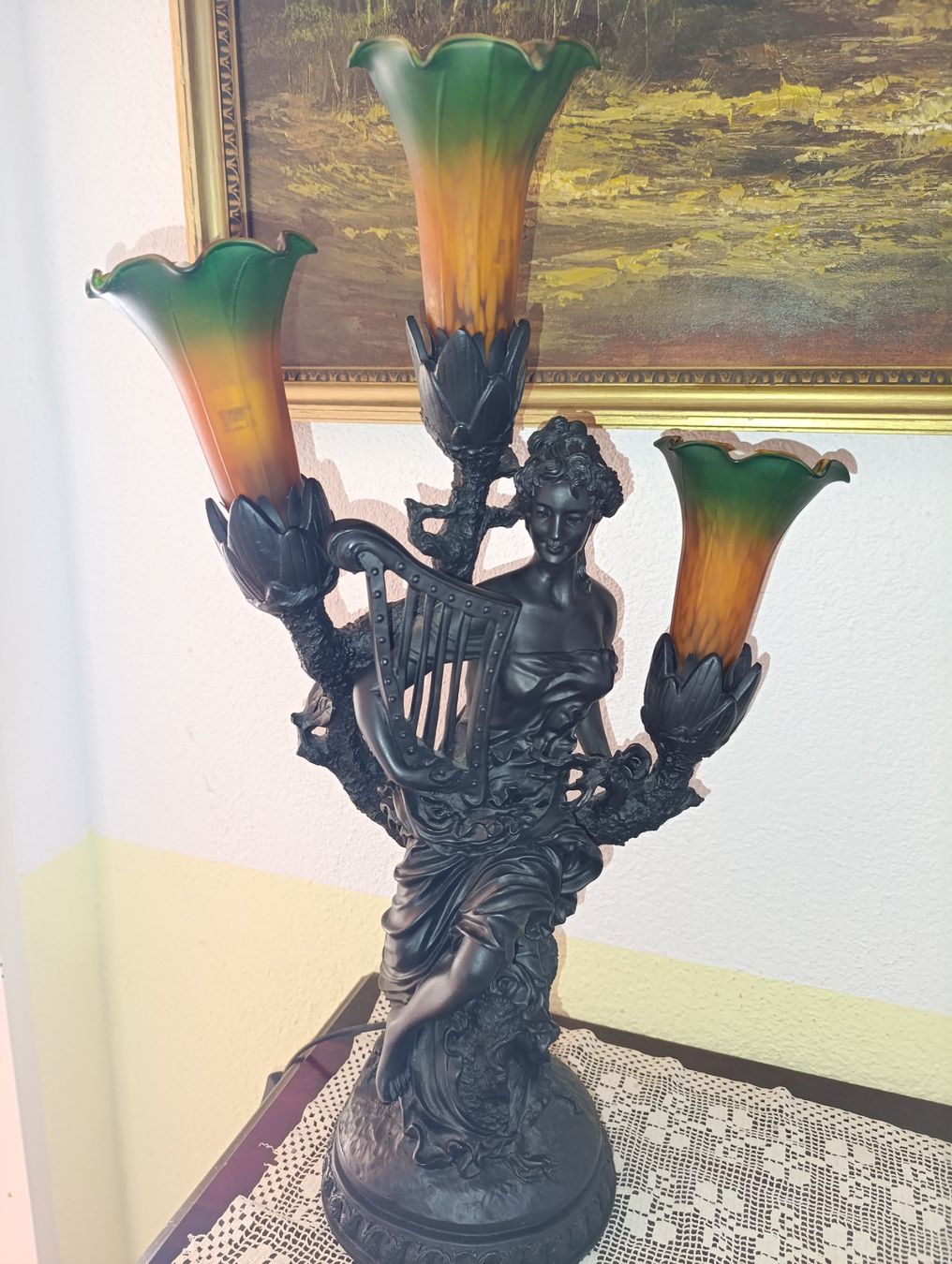 Lampade: Jugendstil Tischlampe – Usato da Rüthi (Rheintal) venduto da marycsipet 1