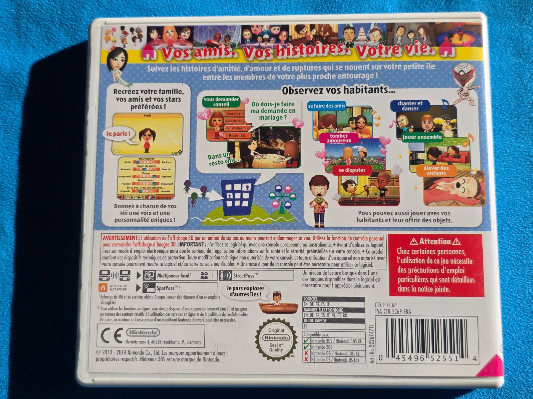 Spiele: Jeu Nintendo 3DS Tomodachi Life – Gebraucht aus versoix von moonkey02 2