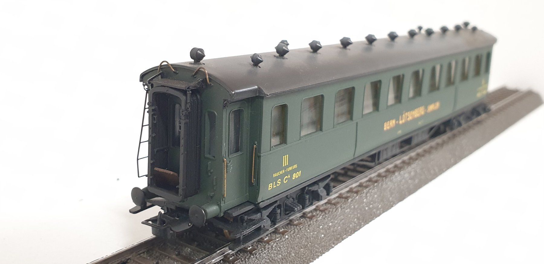 Metropolitan Modellini di ferrovie: Metrop BLS Personenwagen H0/DC – Usato da Geroldswil venduto da TopTrain54 3