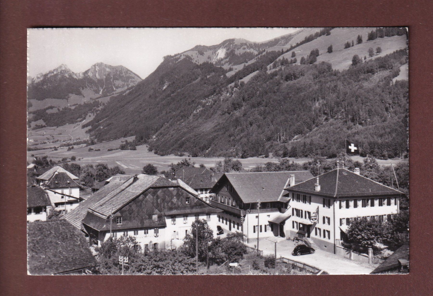 Cartoline postali: GRANDVILLARD - Hôtel du Vanil Noir – Usato da Pully venduto da nicecards
