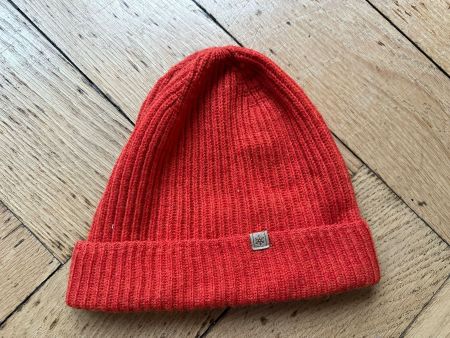 Warme Wintermütze, orange, one size