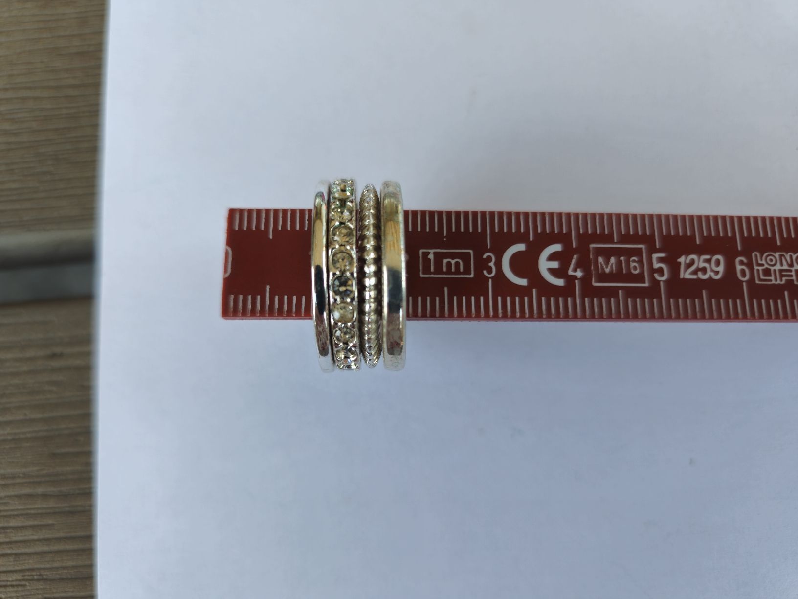 Anelli: Beisteck- Ringe 5er Set. + Doppelring silberfarben – Usato da Zuzwil SG venduto da Martino1981 4
