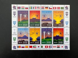Island Block 1995 Men's Handball ET-o  (A1046)