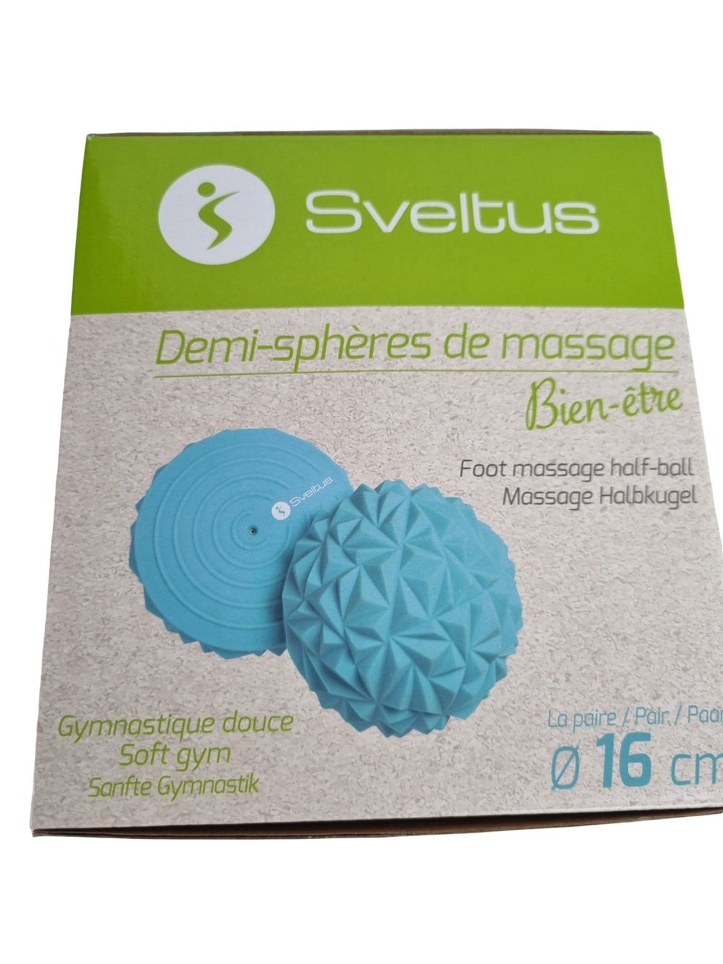Dispositivi per massaggi: Sveltus Massage Halbkugel – Nuovo e nell'imballaggio originale da Wangen b. Olten venduto da Restwert_Wangen 2
