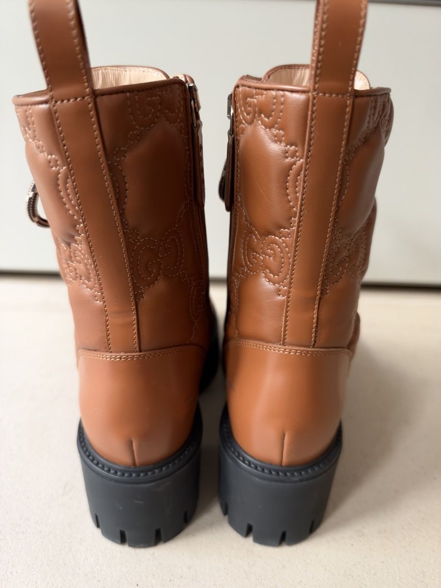 Gucci Scarpe da donna: Gucci GG leather ankle boots  – Nuovo (secondo la descrizione) da Cologny venduto da sab_xh7v 4