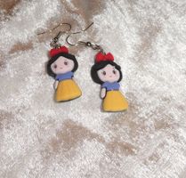 Boucles d'oreilles princesse Blanche-Neige
