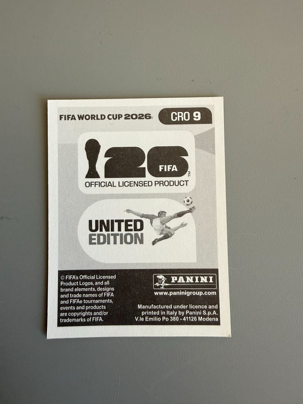 Panini Sammelbilder & Trading cards: Panini Luka Modric CRO9 – Gebraucht aus Liebefeld von Ronaldo-1996 1