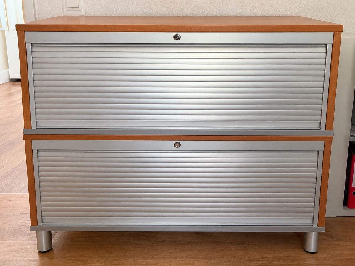 Kommoden: IKEA EFFEKTIV Rolladenschrank – Silber – Gebraucht aus Wettswil von MoeLu