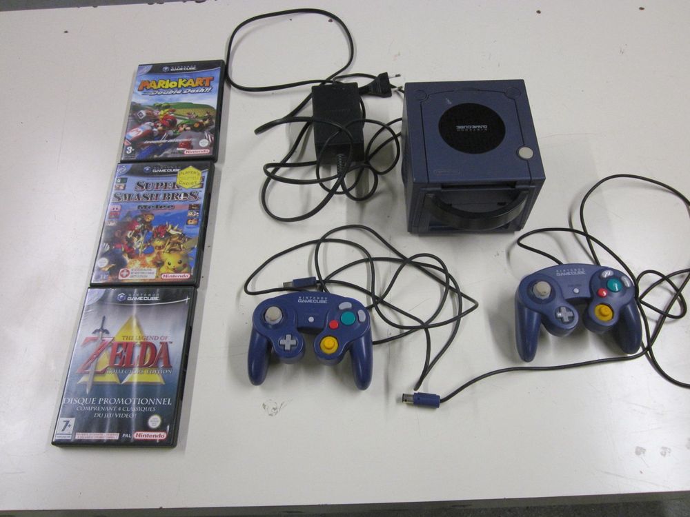 NINTENDO GAMECUBE+ manettes jeux Zelda MarioKart (Gebraucht) in Grand ...