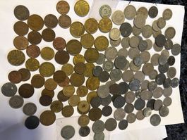 Deutschland Pfennig Münzen