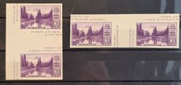 USA 1934 National Parks Mt. Rainier 3c 4W Bogenrand MNH**