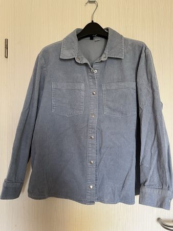 hellblaue Hemdjacke M