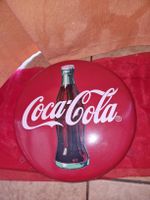 Coca-Cola Blechschild rund Retro Deko Sommer Kiosk Bar Wand 