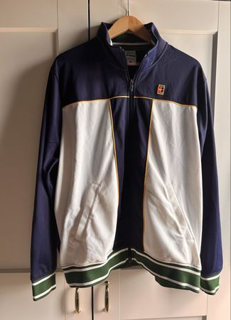 Nike Trainingsjacke Tennis blau weiss Grösse L neuwertig