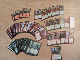 Magic the Gathering: Rot-Grün Erweiterungs-Set (100+ Karten)