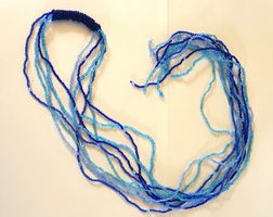 Gürtel/Kette Glasperlen 5 Reihen