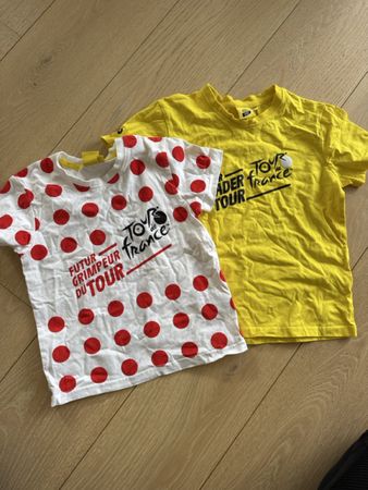 NEW Tour de France Children’s TShirts (one age 6 one age 8)