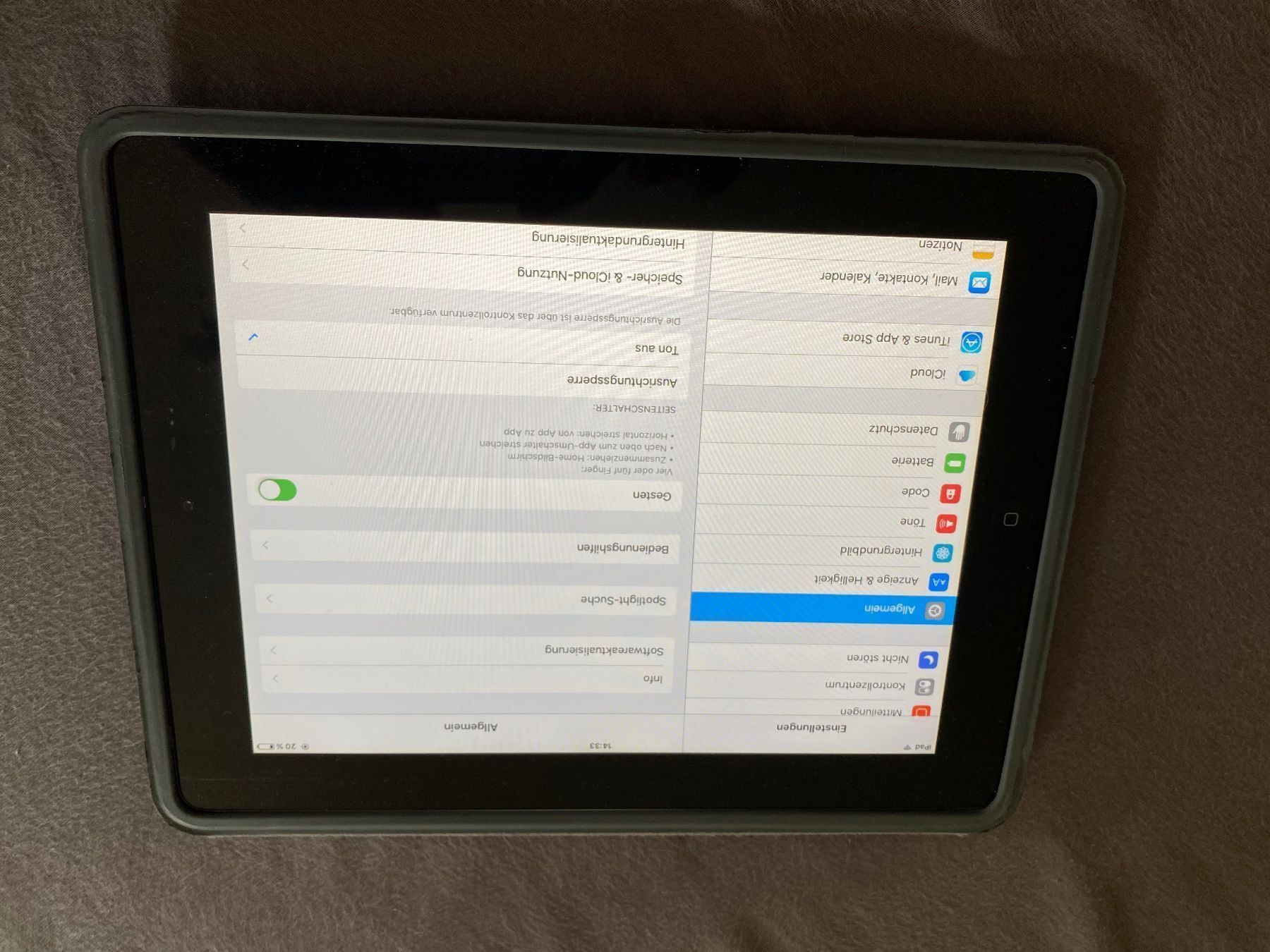 Apple Tablet PC: Ipad – Gebraucht aus Trübbach von -_Beat_-