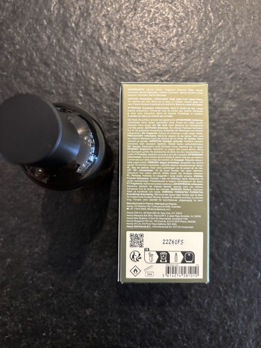 Aesop Profumi & Eau de Toilette: Aesop Virere Eau de Parfum 50ml  – Nuovo (secondo la descrizione) da Thun venduto da var_vw6s 3