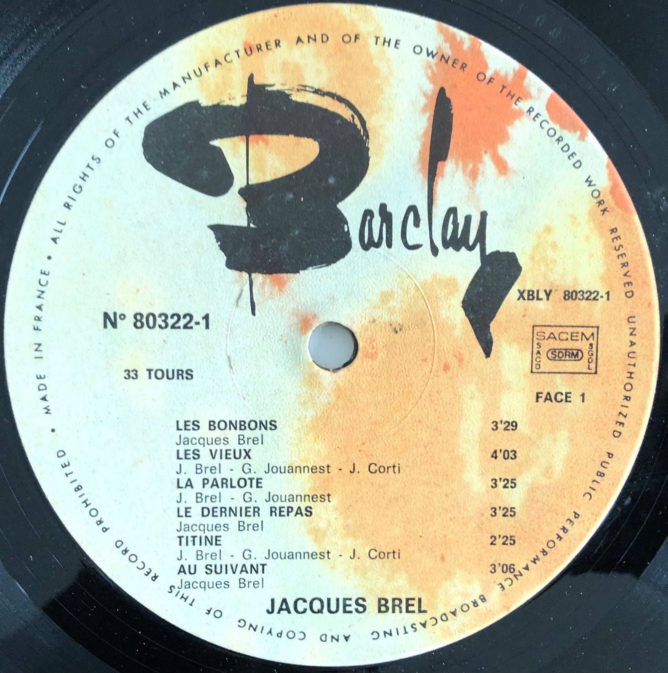Dischi in vinile: JACQUES BREL - JACQUES BREL – Usato da Poliez-Pittet venduto da Newtown-Records 2