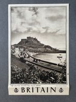 Original Vintage Poster - Mount Orgueil / Hafen Gorey