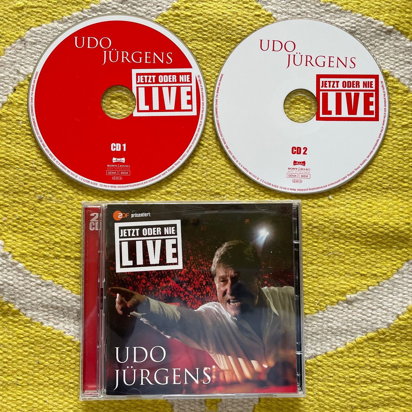 CDs: UDO JÜRGENS-2CD JETZT ODER NIE LIVE – Gebraucht aus Rorschacherberg von