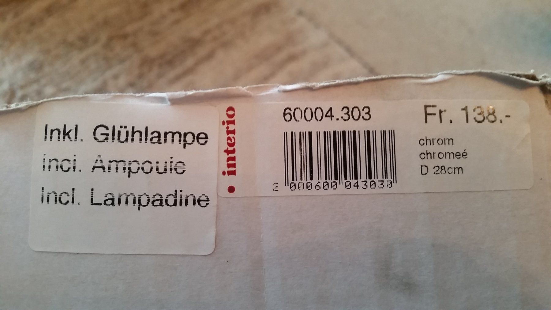 Kronleuchter & Deckenlampen: Lampe für die Decke – Neu und originalverpackt aus Herrliberg von AlexandraBopp 1