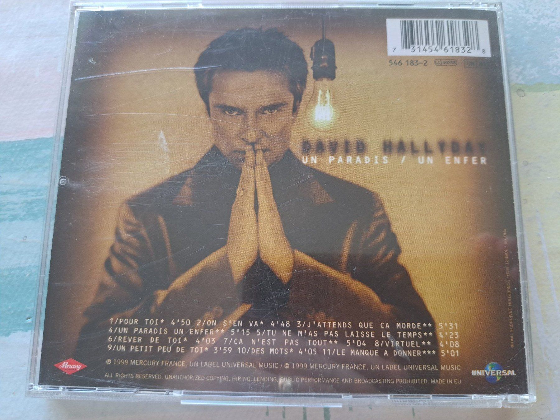 CD: CD David Hallyday - Un paradis un enfer  – Usato da Pully venduto da bro_n52j 1