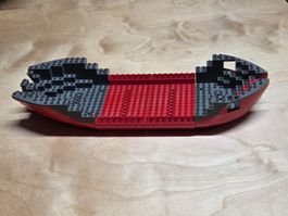 Lego Rumpf Piratenschiff rot