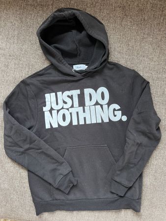 Rad. Hoodie, Kapuzenpullover, Gr. S, Schwarz Just Do Nothing