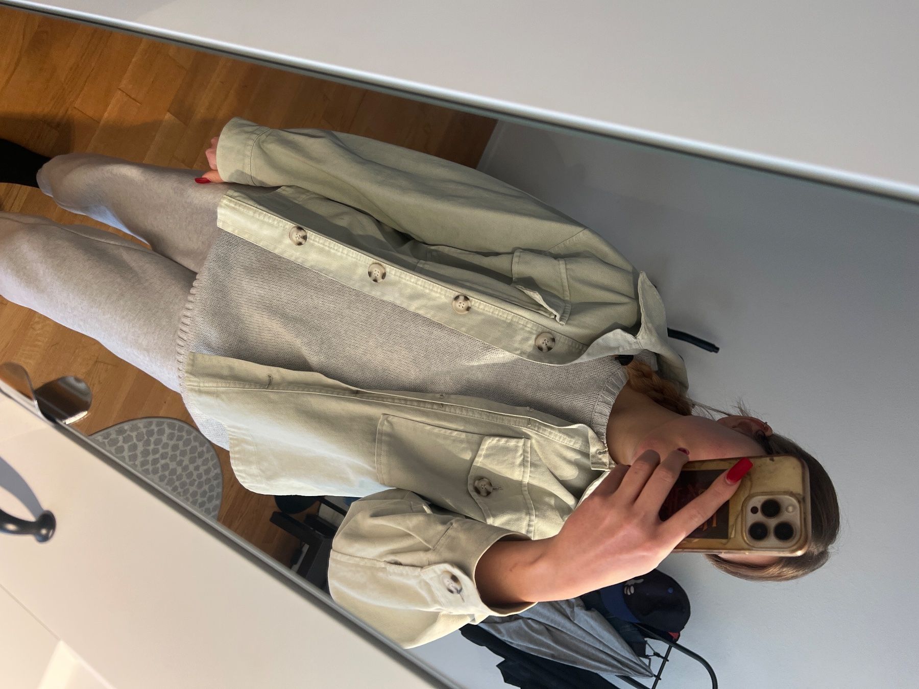 Pull&Bear Giacche: Jeansjacke grün Grösse S von Pull and bear – Usato da Wettingen venduto da Jaaani 3