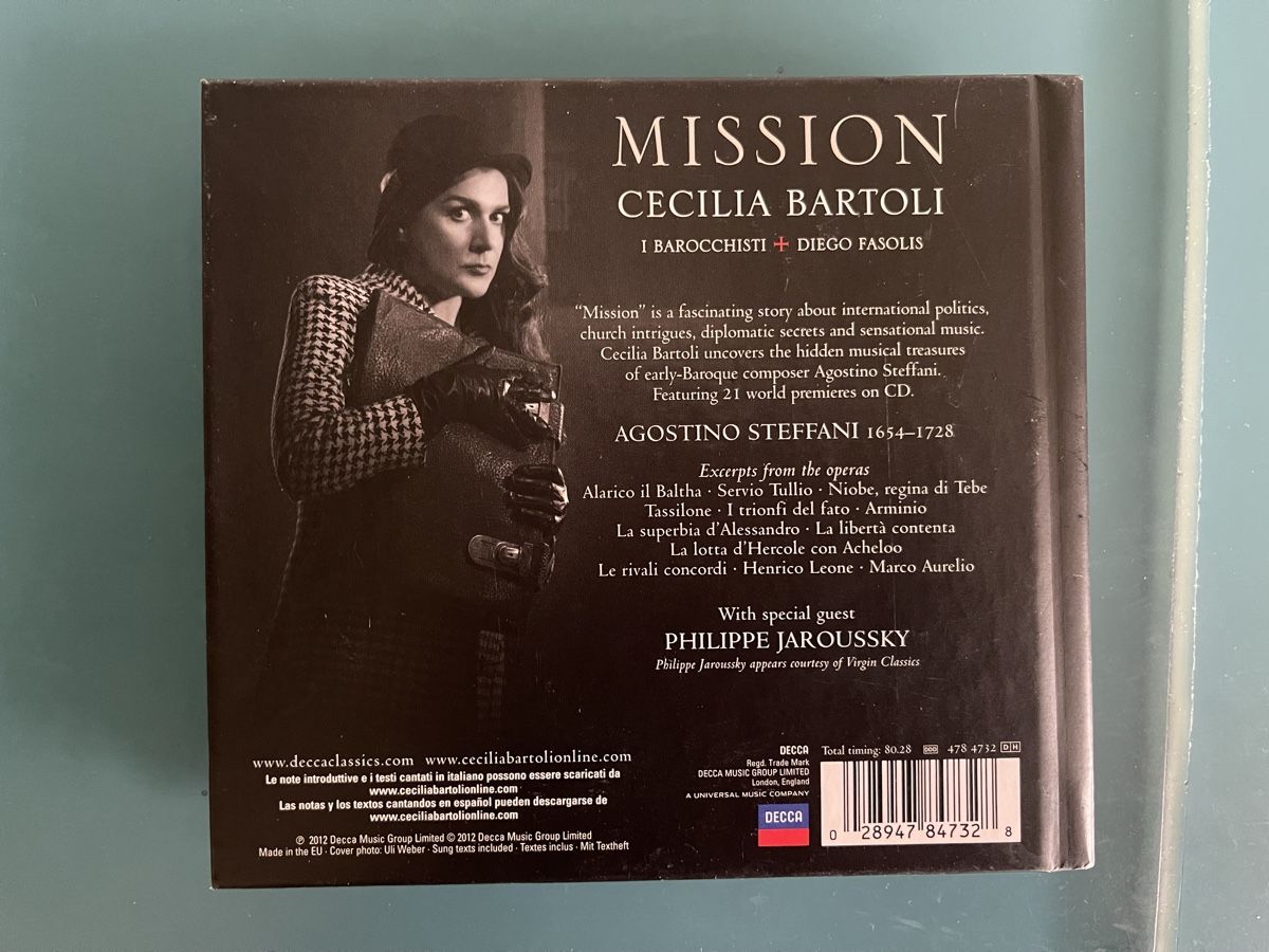 CDs: CD Mission Cecilia Bartoli – Neu (gemäss Beschreibung) aus Thalwil von Emmerich88 1