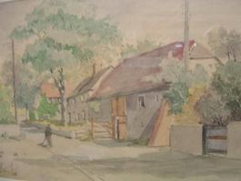 Aquarell von Carl Schellhammer 1894-1956
