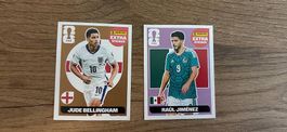 Panini Extra Sticker Jude Bellingham und Raul Jimenez