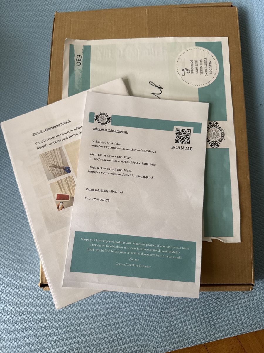 Kit bricolage: DIY Makramee Traumfänger Set - Neu & OVP – Nuovo e nell'imballaggio originale da Seuzach venduto da CarmelinaFerraris 3
