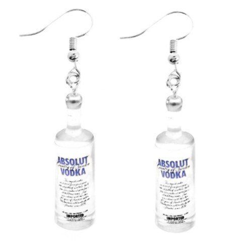 Orecchini pendenti & Orecchini a lobo: Ohrringe 445 – Flasche Absolut Vodka – Nuovo e nell'imballaggio originale da Goldiwil (Thun) venduto da han_v5b7
